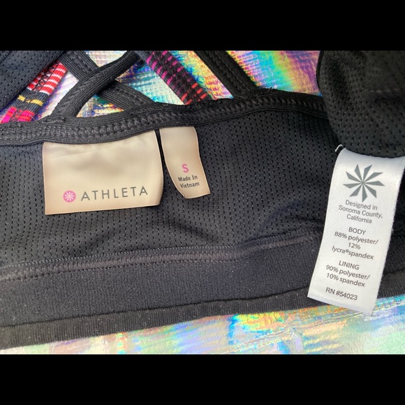 Athleta Striped Crisscrossed Bra - Picture 3 of 3